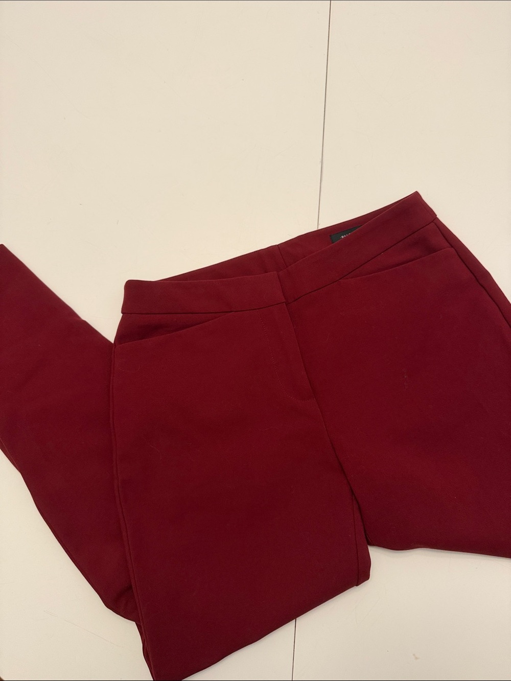 Halogen Burgundy Skinny Ponte Pants